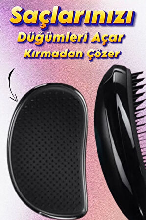 Saç Açıcı Tarak Tarama Fırçası Sihirli Tarak Düğümleri Çözer Kırmadan Açar TZE600