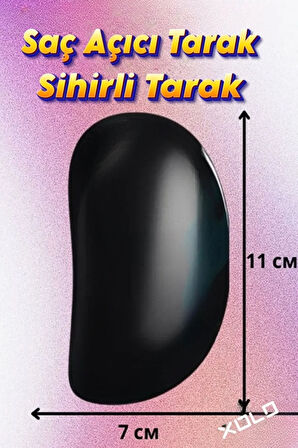 Saç Açıcı Tarak Tarama Fırçası Sihirli Tarak Düğümleri Çözer Kırmadan Açar TZE600