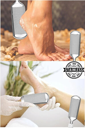 Paslanmaz Çelik Ayak Törpüsü Topuk Ayak Nasır Törpüsü XL74