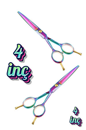 Sakal Bıyık Favori Makası 4 inç Rainbow XLQ577B