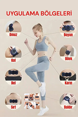 Darbeli Titreşimli Boyun Sırt Kol Masaj Aleti Cihazı 8 Modlu