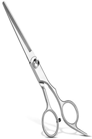 Titanyum Grey Kuyruklu Düz Uçlu Saç Kesim Makası XLQ515KROM