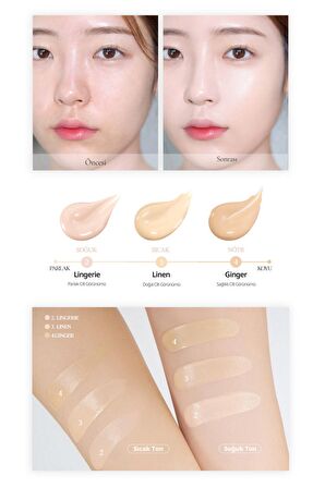 Yoğun Nem ve Parlaklık Sağlayan Cushion CLIO Kill Cover High-Glow Cushion SPF50+ PA++++ (2 Lingerie)