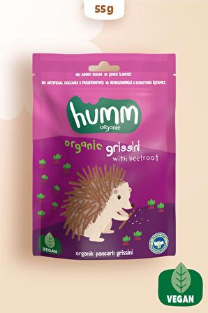 Humm Organic Organik Vegan Pancarlı Grissini 55g