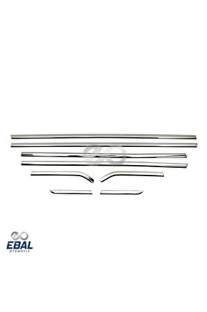 Focus 3 Sedan Krom Cam Çıtası 8 parça 2010-2018 arası Paslanmaz Çelik