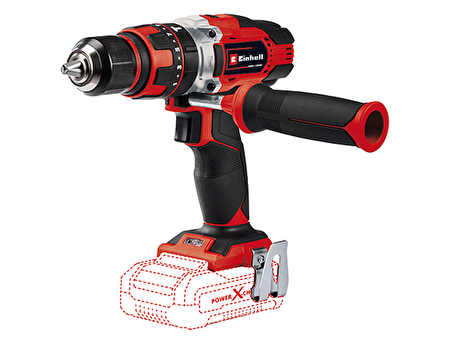 Einhell Akülü Darbeli Vidalama TE-CD 18/48 Li-i-Solo Power X-Change (Li-Ion, 18 V, 2 Vitesli Şanzıman, Darbeli Vidalama Fonksiyonu, Devir Kontrolü, LED, akü  ve şarj cihazı dahil değildir)