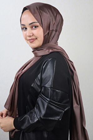  Qum İpek Düz Renk Kristal Şal - Desen-01 - Renk-05 -98