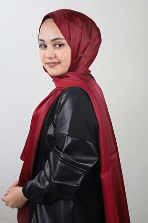  Qum İpek Düz Renk Kristal Şal - Desen-01 - Renk-11 -98