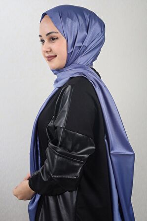  Qum İpek Düz Renk Kristal Şal - Desen-01 - Renk-24 -98