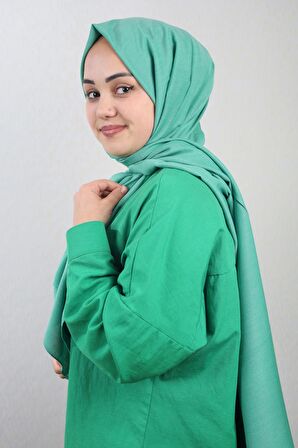  Qum İpek Düz Renk Viscon Coton Şal - Desen-01 - Renk-06 -98