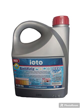 İOTO ORGANİK ANTİFİRİZ -55 C KIRMIZI 3L