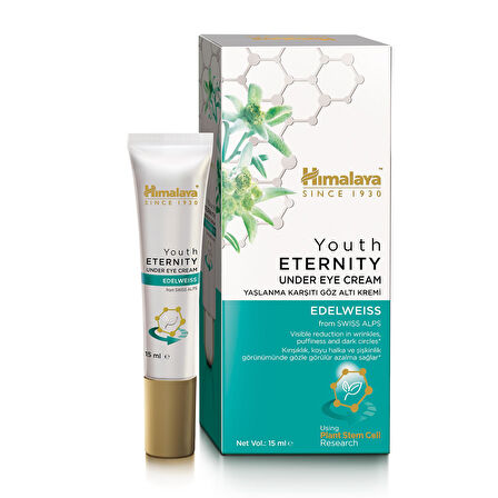 Youth Eternity Yaşlanma Karşıtı Göz Altı Kremi 15 ml, Kırışıklık Karşıtı, Nemlendirici