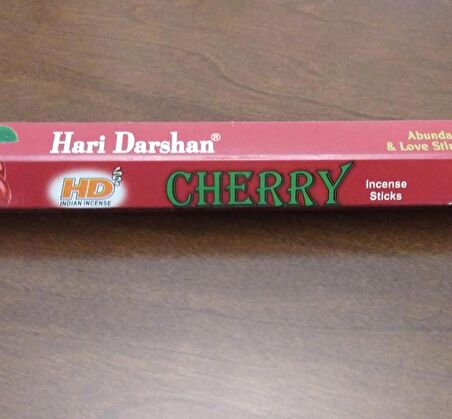 Hari Darshan Cherry & Kiraz Aromalı 20 Adet Çubuk Tütsü