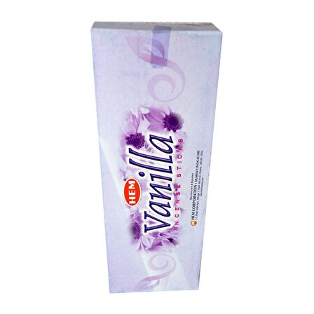 Vanilya Kokulu 20 Çubuk Tütsü - Vanilla