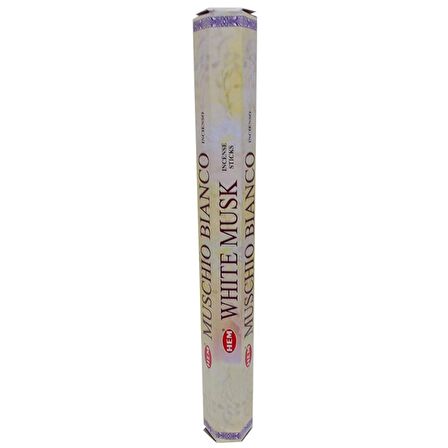 Beyaz Misk Kokulu 20 Çubuk Tütsü - White Musk