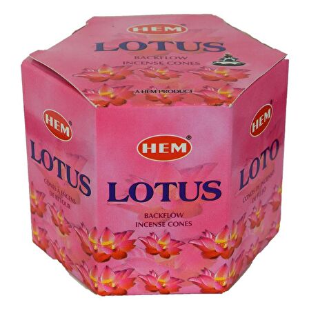 Hem Lotus Nilüfer Kokulu 40 Konik Tütsü Backflow Incense Cones