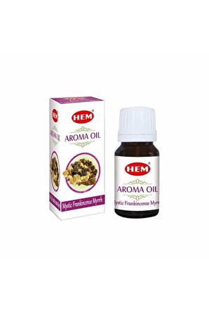 Aroma Oil Mystic Frankincense Myrrh Uçucu Yağı Buhurdanlık Kokusu