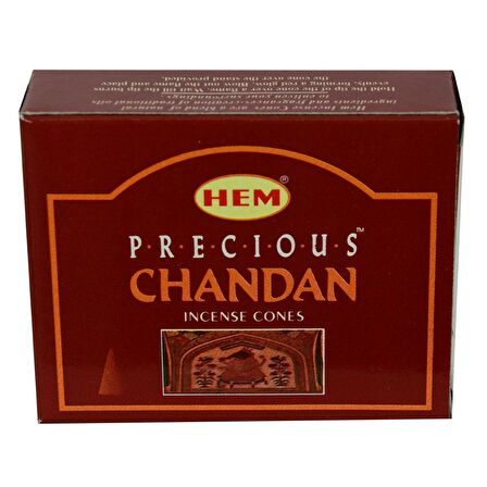 Chandan Değerli Mistik Kokulu 10 Konik Tütsü - Precious Chandan