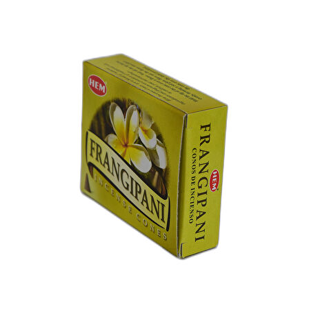 Hem Tütsü Plumeria Çiçeği Kokulu 10 Konik Tütsü - Frangipani Incense Cones