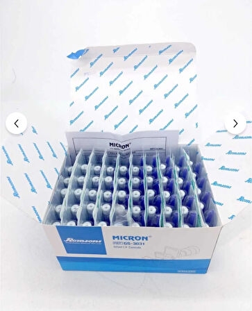 Romsons Micron Mor Portlu Branül - İntraket - I.V Kanül 26G 100'lü Kutu