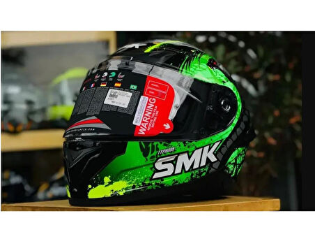 Smk Typhoon Reptile Kapalı Kask