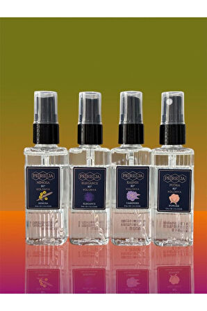 Pereja 4’lü Kolonya 50 ml Elegance-mimoza-pudra-kaşmir