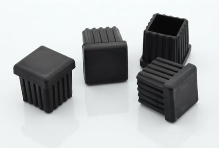 LUDIA 4'lü Set Kare Profil İç Tapa 30x30 mm - Plastik Mobilya ve Sandalye Ayak Koruyucu
