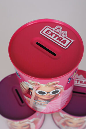 "DEKOMUS CEP DEFTERİ HEDİYELİ" LİSANSLI BARBIE "TEKLİ" KUMBARA 