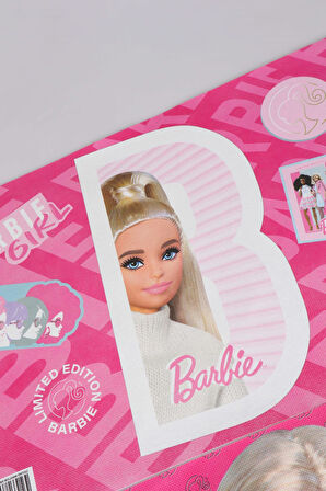 "DEKOMUS CEP DEFTERİ HEDİYELİ" LİSANSLI BARBIE 2'Lİ BESLENME ÖRTÜSÜ