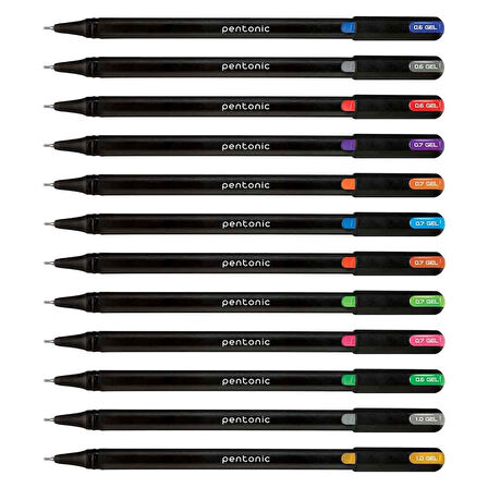Silka Pentonic Jel Kalem 12 Renk 1137