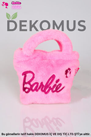 DEKOMUS İLE YENİ SEZON LİSANSLI BARBIE BASIC PELUŞ EL ÇANTASI/BESLENME ÇANTASI