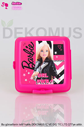 YENİ SEZON LİSANSLI BARBIE GIRL POWER 2 KATLI BESLENME KUTUSU *SMART LUNCH BOX*