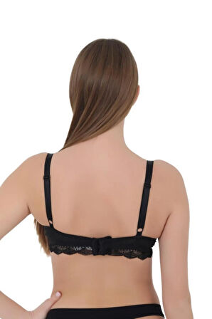 Kadın Sütyen Light C Cup - Balenli Dolgulu Dantelli