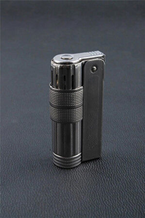 Orijinal Avusturya Yapımı Benzinli Muhtar Çakmağı Krom Renk