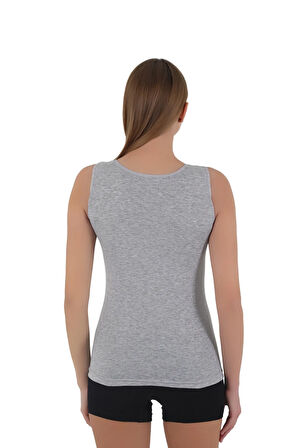 Kadın 6'lı Ribana Kumaşlı Kalın Askılı Atlet Seti