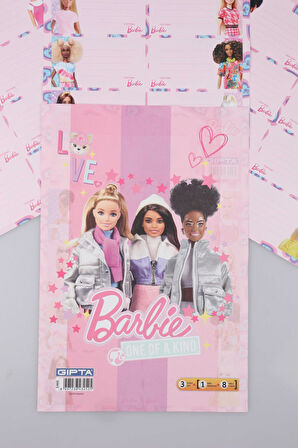 YENİ SEZON LİSANSLI BARBIE 24'LÜ OKUL ETİKETİ *DERS PROGRAMLI*