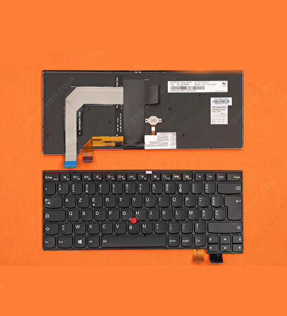 Lenovo ThinkPad T460p T460s T470p T470s Klavye Siyah Işıklı