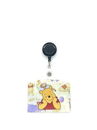 Winnie The Pooh Temalı Yatay Kart Kabı Kart Koruyucu