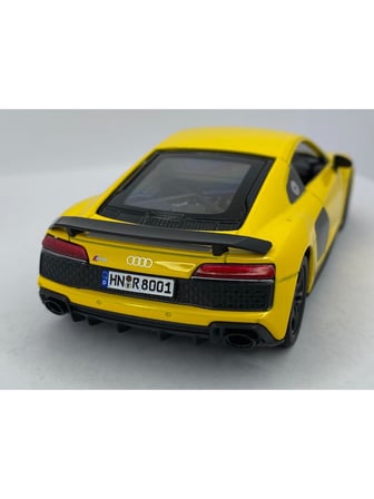 Kinsmart 2020 Audi R8 Coupe 1:36 Sarı Çek Bırak Model Araba