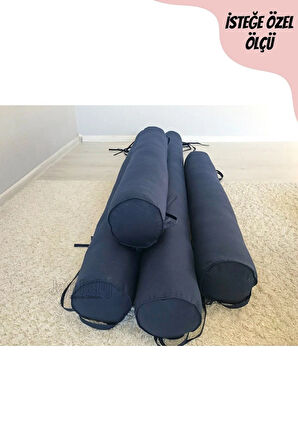 Lacivert Montessori Yatak Bariyer 100x200 Beşik Kenar Koruma Özel Ölçü