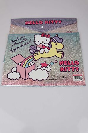 LİSANSLI HELLO KITTY SHINY 2'Lİ ÇITÇITLI DOSYA 