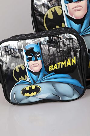 YENİ SEZON LİSANSLI BATMAN OKUL ,BESLENME VE KALEM ÇANTASI OKUL SETİ