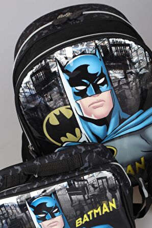 YENİ SEZON LİSANSLI BATMAN OKUL ,BESLENME VE KALEM ÇANTASI OKUL SETİ