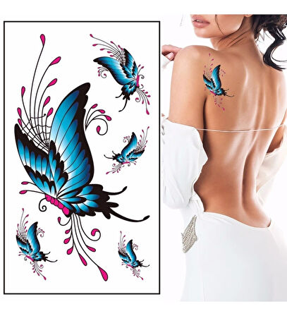 Tattoo Üç Boyutlu Dövme Geçici Dövme 