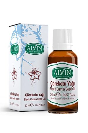 Çörekotu Yağı (Çörek Otu Yağı), Soğuk Sıkım, %100 Saf Ve Doğal, 20 ml