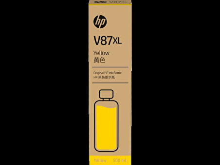 HP 7FN96A (V87XL) Sarı Orjinal Mürekkep Kartuş - T858 / T908