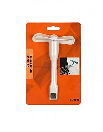 Gaman SL-UF05 Usb Vantilatör - Esnek Gövdeli Akrobat Mini Usb Fan Flexible 1.2W