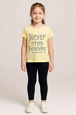 kız çocuk alt üst tayt takım