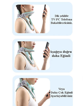 Eğimi Ayarlanabilir Boyun Destek Yastığı / Dik Durmak İçin Boyun Destek Korsesi- Dik Durma Yastığı