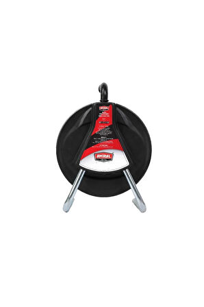 Amiral 50 Mt Makaralı 4'lü Elektrik Uzatma Priz 3x2,5 Mm Siyah